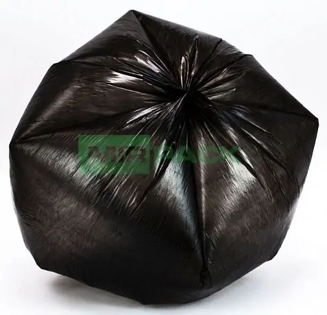 Мешки для мусора 30л, 8 мкм, в рулоне 20 штук, черные, 50х60 см, ХИТ - Вид 3