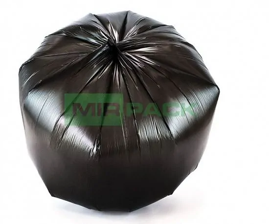 Мешки для мусора 30л, 8 мкм, в рулоне 20 штук, черные, 50х60 см, ХИТ - Вид 4