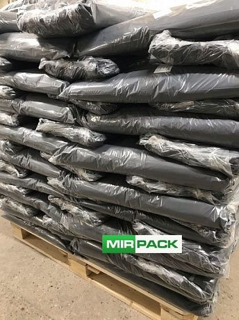 Мешки для мусора 180 л, 70 мкм, ПВД, 100 шт. черные, 2х слойные - Вид 8